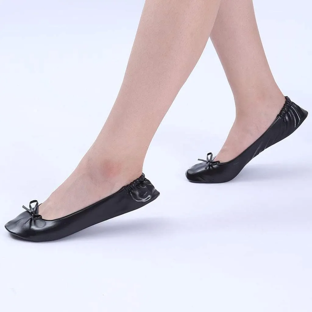 Shoes Roll Travel Party Flat Women Slipper Ballet Shoes Portable Dance Foldable Women's Slipper Platform Slide Sandals Women