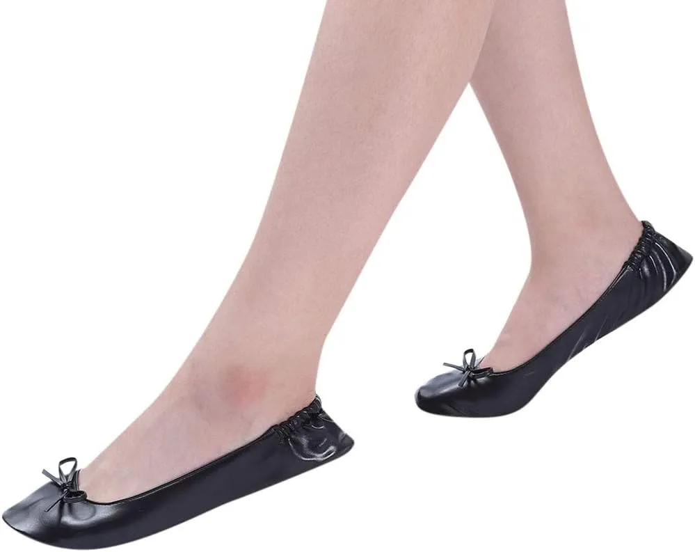Shoes Roll Travel Party Flat Women Slipper Ballet Shoes Portable Dance Foldable Women's Slipper Platform Slide Sandals Women
