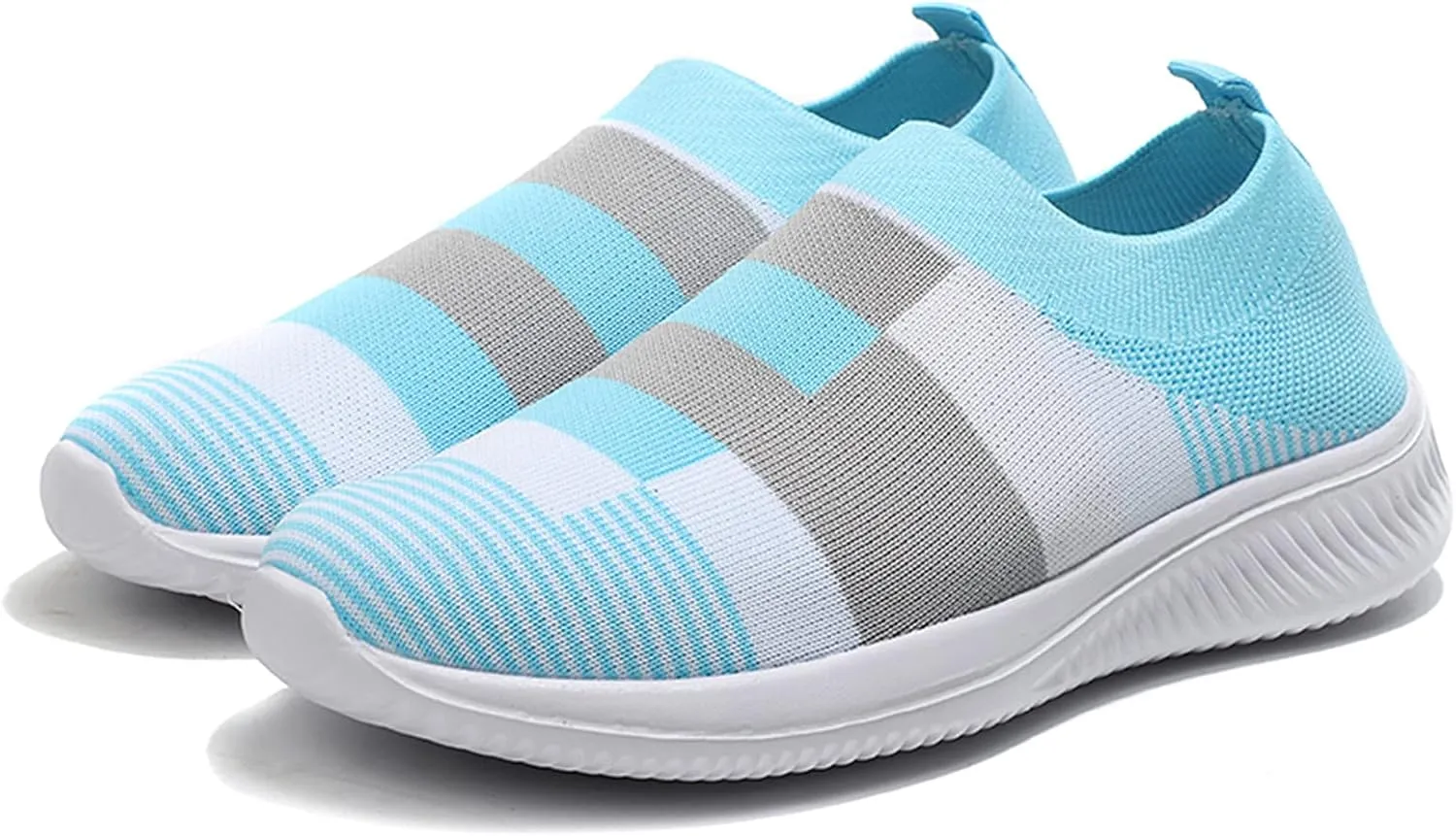 Slip on Shoes Women Breathable Fashion Sneakers Slip on Shoes Women Comfortable Women's Casual Lace Up Sneakers