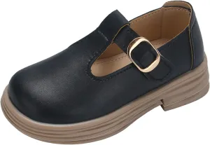 Toddler Girl Mary Jane Dress Shoes School Oxford Flats for Girl Party Shoes Wedding Uniform Mary Janes Toddler