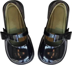 Toddler Girls Dress Shoes Little Girls Loafers School Uniform Mary Jane Flats for Girls Thick Non-Slip Sole Casual Shoe