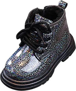 Toddler Kids Boys Girls Boots Comfort Round Toe Outdoor Lace up Snow Boots Casual Classic Short Bootie Ankle Boots
