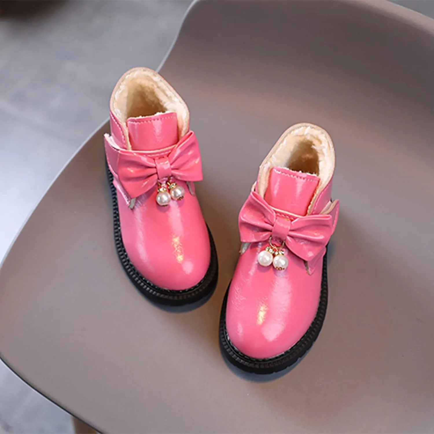 Toddler/Little Kid/Big Kid Girls Ankle Boots Outdoor Side Zipper Comfortable Girls Boots Baby Kids Boots