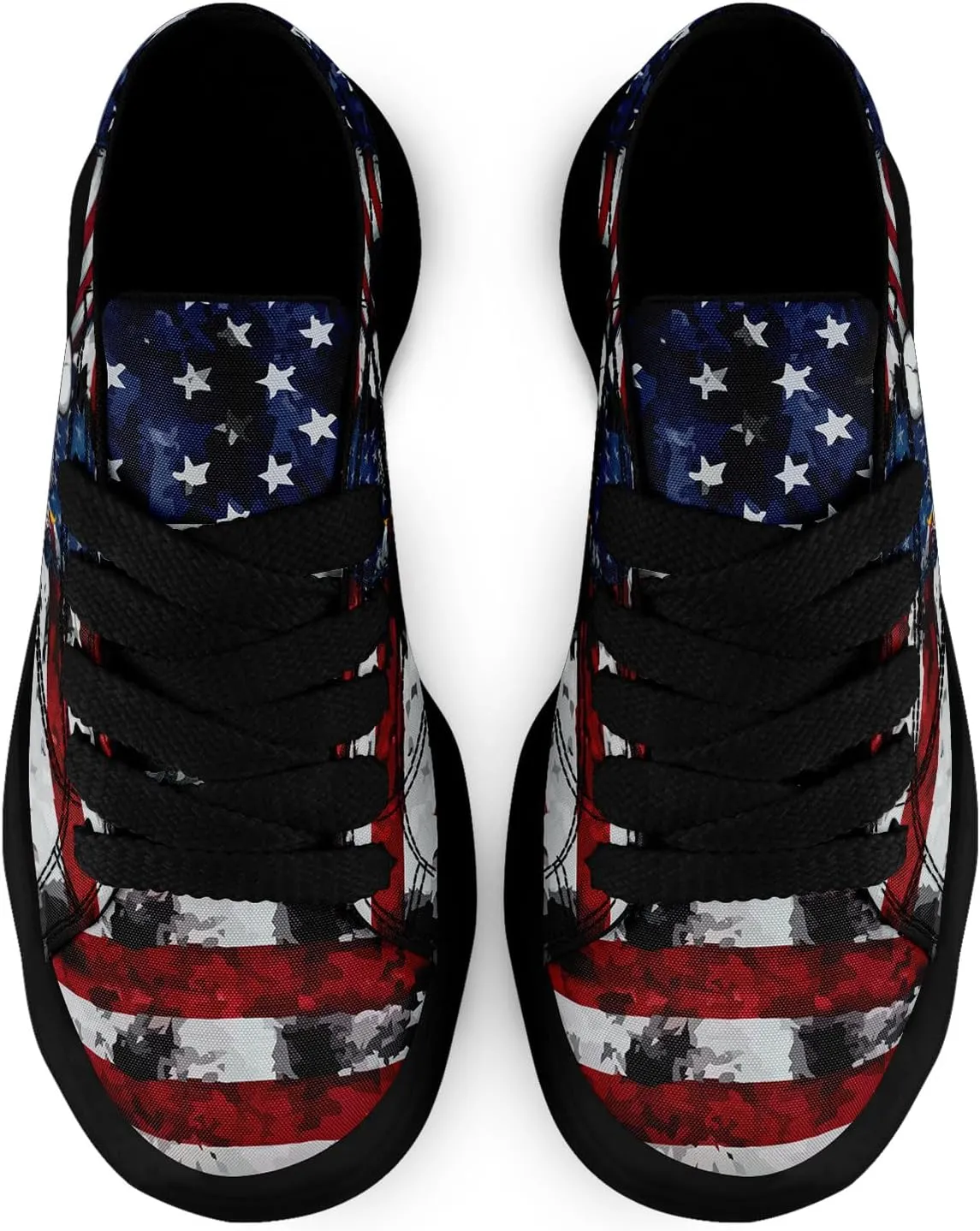 Unisex Skull Canvas Shoes Fashion Sneakers Low Top Flat Casual Tennis Walking Shoes for Men Women