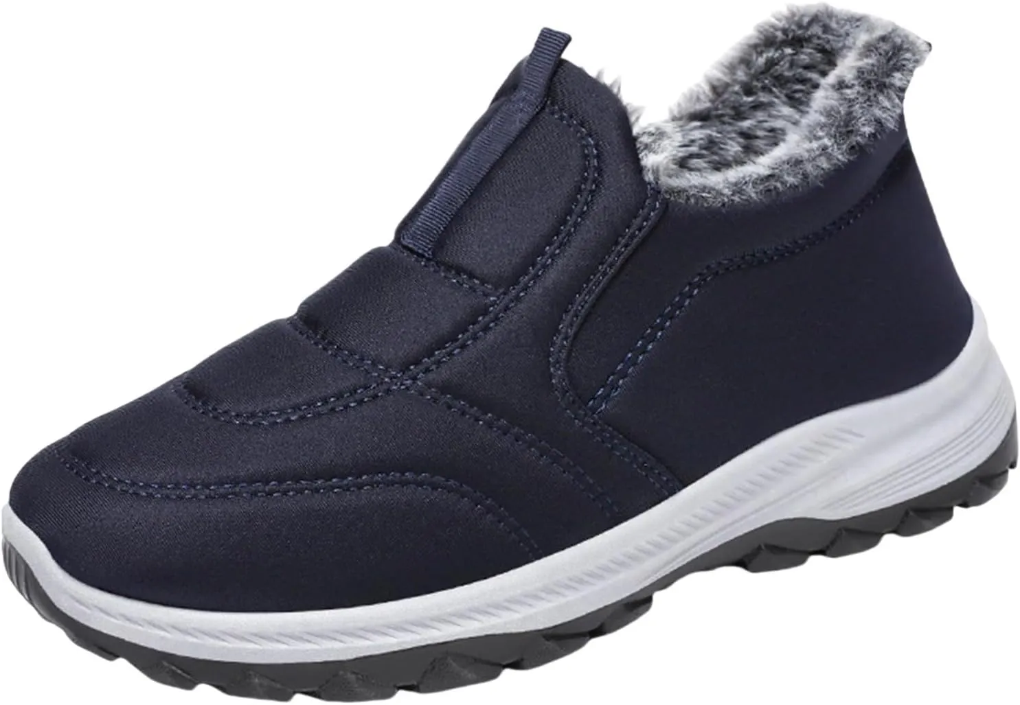 Winter Boots Women Wide Width Slip On Snow Boots Ladies for Women Boot with Comfort Barefoot Shoes Grounded Footwear Hiking Fall Boots for Women 2024 Men's Snow Booties