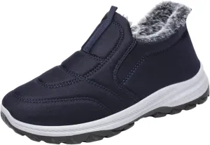 Winter Boots Women Wide Width Slip On Snow Boots Ladies for Women Boot with Comfort Barefoot Shoes Grounded Footwear Hiking Fall Boots for Women 2024 Men's Snow Booties