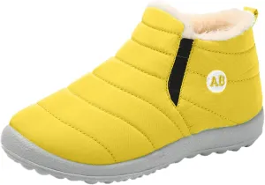 Winter Snow Boots for Kids Winter Shoes Infant Boys Girls Booties Faux Fur Lined Girls Boys Barefoot Boots Shoes