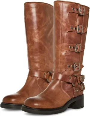 Women Low Chunky Heel Ankle Booties Round Toe Side Zipper Short Boots Vintage 1 inch Block Heel Ankle Boots Distressed Slouchy Short Boots Mid Calf Retro Casual Comfy 4-11 M US