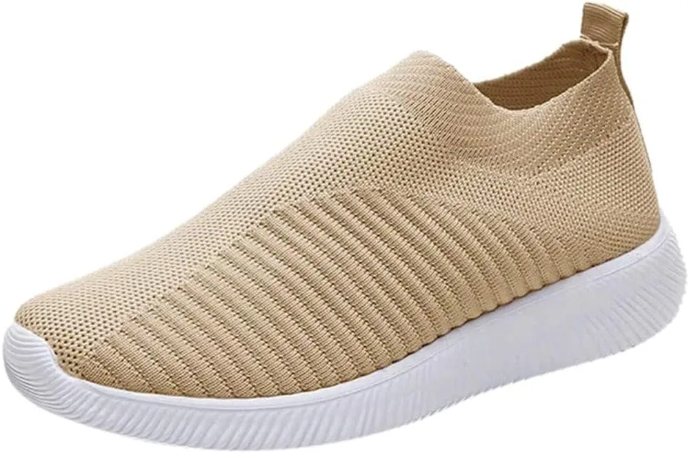 Women Outdoor Mesh Shoes Casual Slip On Comfortable Soles Running Sports Shoes Woman Work Out Womens Snicker