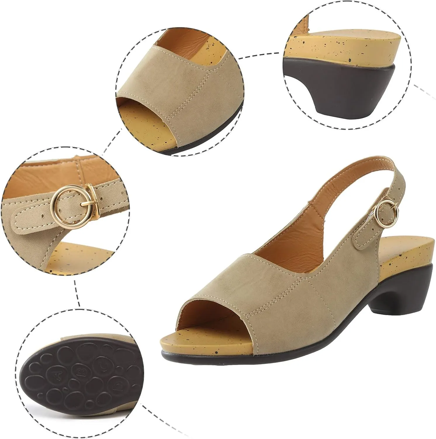 Women's Casual Slip-On Flat Lightweight & Breathable Slip on Women's Loafers Fashion Comfortable Flats