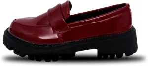 Women's Chunky Loafer 2025 Slip-Ons Shoes Casual Business Shoes Platform Loafers Lug Sole Penny Loafers