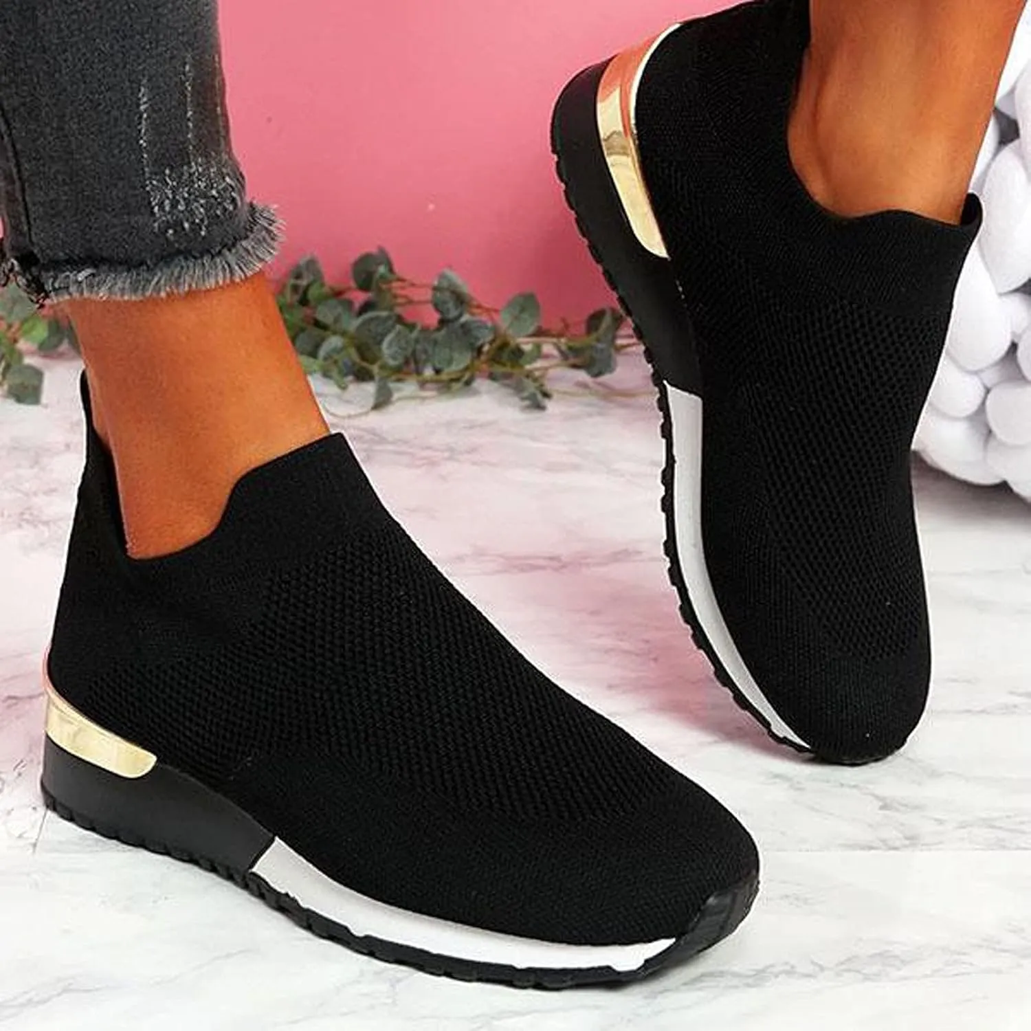 Women's Fashion Sneakers Women's Comfortable Fashion Sneakers Running Shoes for Women Breathable Workout Shoes