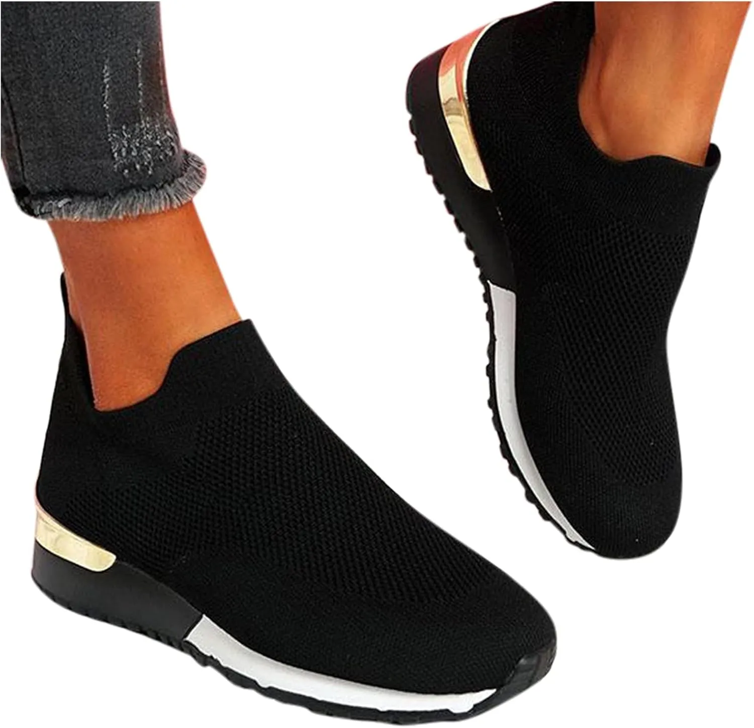Women's Fashion Sneakers Women's Comfortable Fashion Sneakers Running Shoes for Women Breathable Workout Shoes