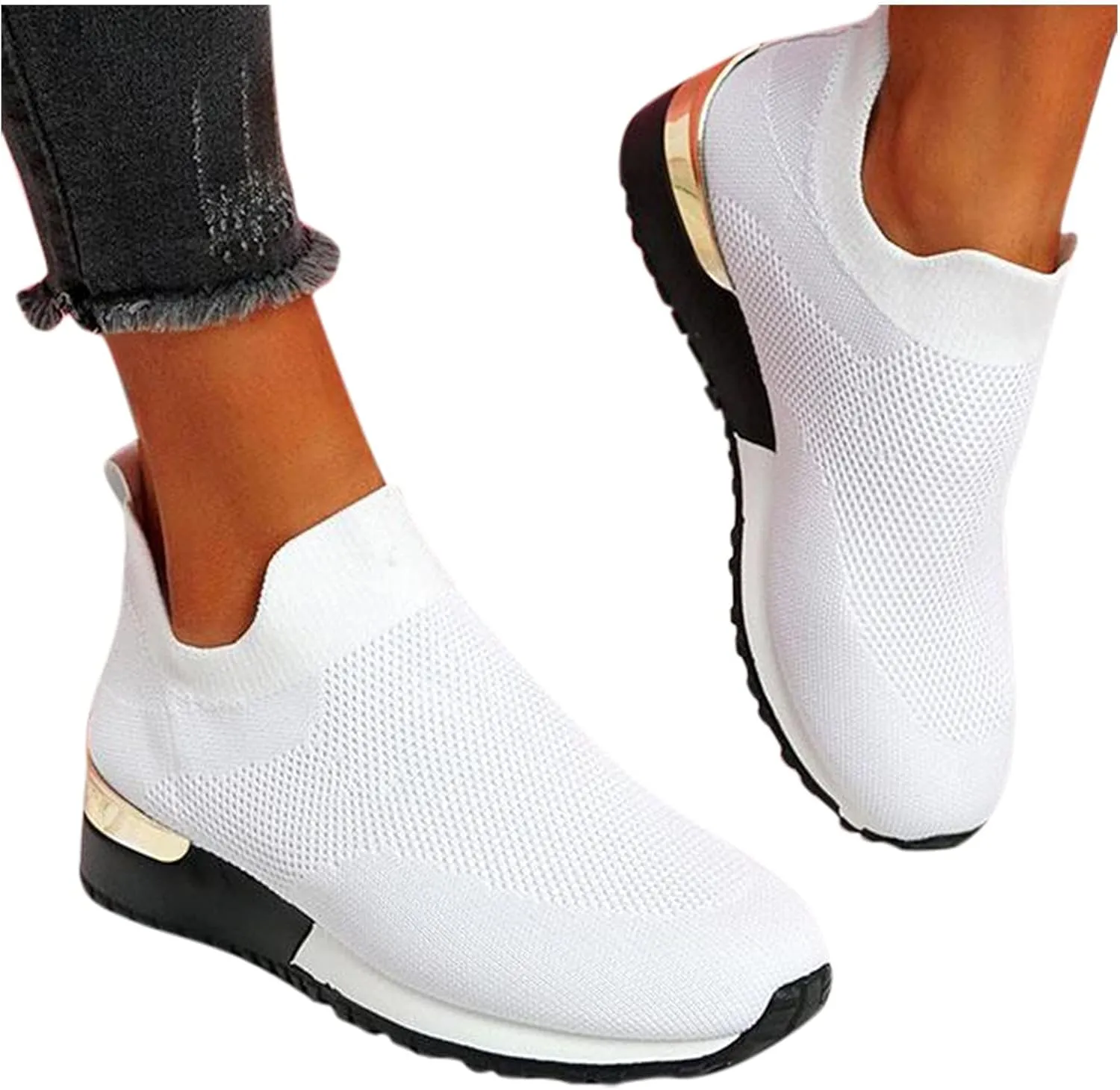 Women's Fashion Sneakers Women's Comfortable Fashion Sneakers Running Shoes for Women Breathable Workout Shoes