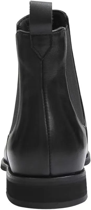 Women's Pointed Toe Leather Chelsea Boots