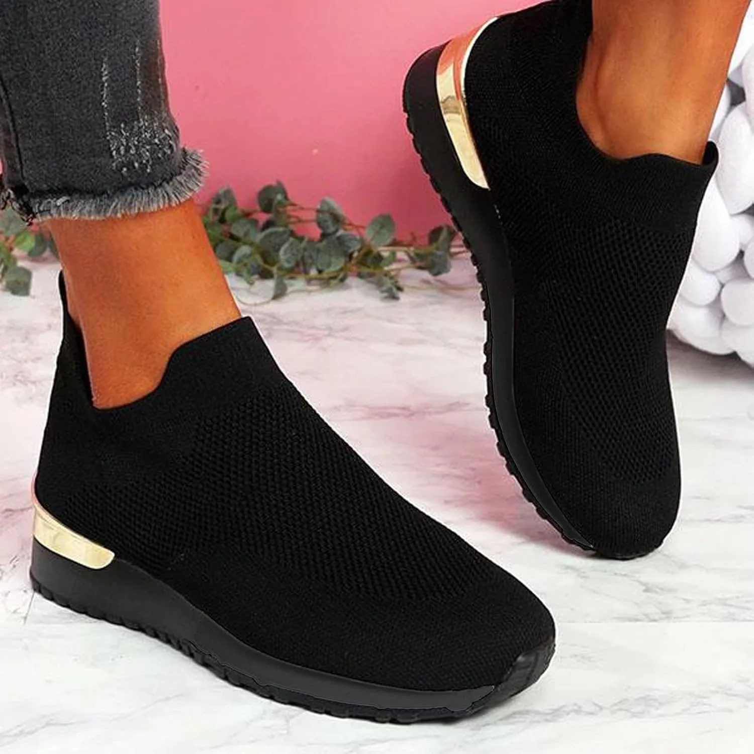 Womens Walking Shoes Breathable Mesh Shoes for Gym Workout Sports Boots Women Women's Casual Lace Up Sneakers