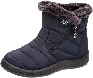 Womens Winter Boots Wide Width Short Boots Ladies Winter Women Snow Boots Winter Shoes with Hook Loop Womens Slip On Boot Waterproof House Shoes for Women Mens Booties Winter