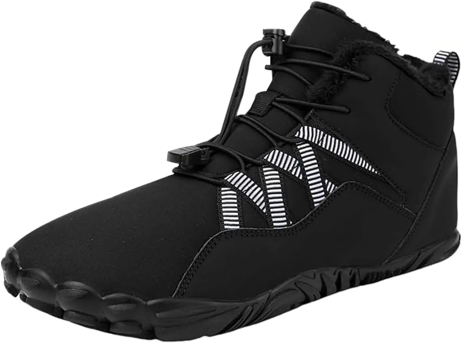 Work Boots for Men Soft Toe Hiking Sneakers Fur Lined Ankle Boot Women Workout Shoes Insulated Waterproof Outdoor Shoes Lightweight Anti Slip Hike Grounded Footwear