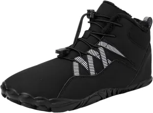 Work Boots for Men Soft Toe Hiking Sneakers Fur Lined Ankle Boot Women Workout Shoes Insulated Waterproof Outdoor Shoes Lightweight Anti Slip Hike Grounded Footwear