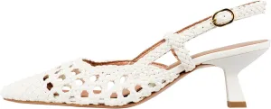 Woven Slingback Kitten Heels for Women Stylish Pointed Toe Breathable Comfortable Fit Elegant Design for Every Occasion