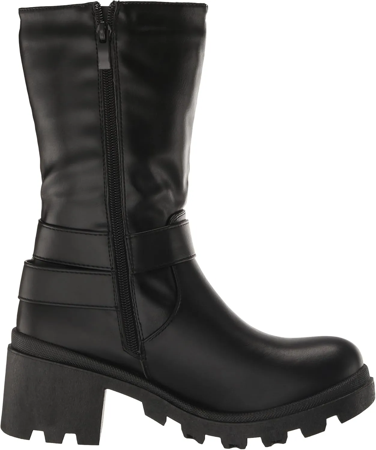 YOKI Women's Biker Mid Calf Boot