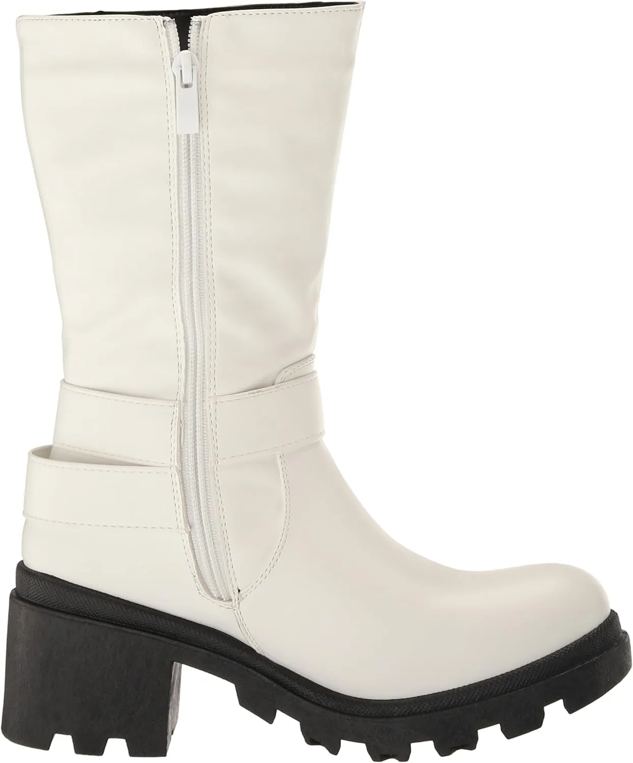 YOKI Women's Biker Mid Calf Boot