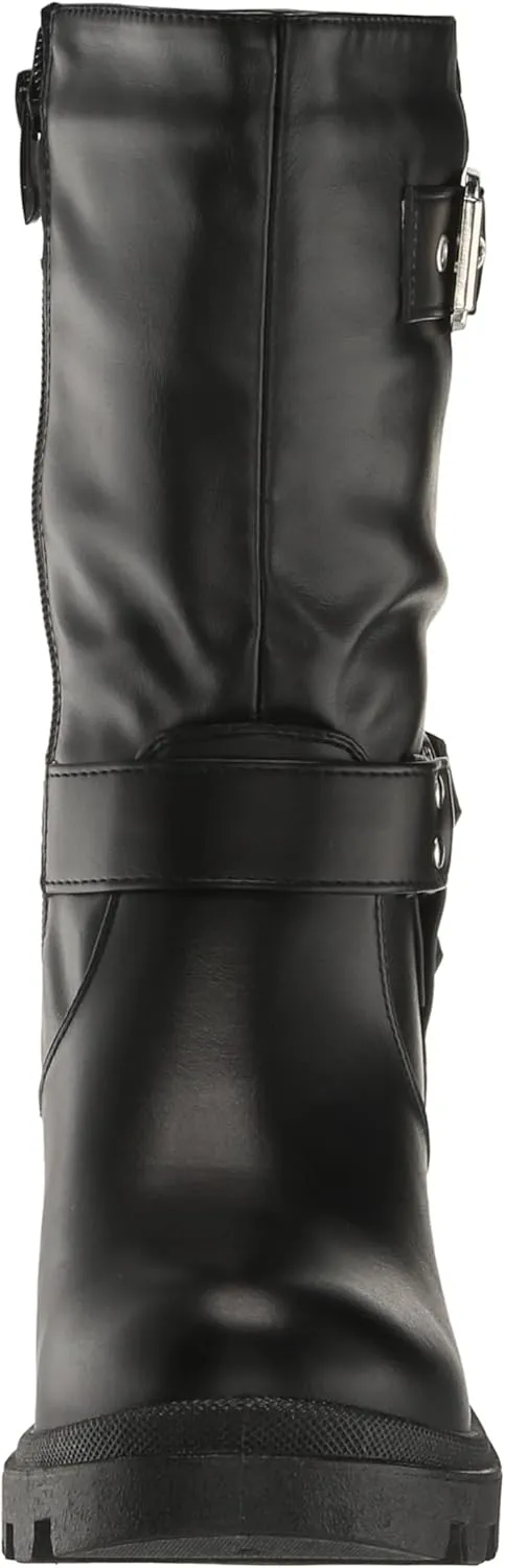 YOKI Women's Biker Mid Calf Boot