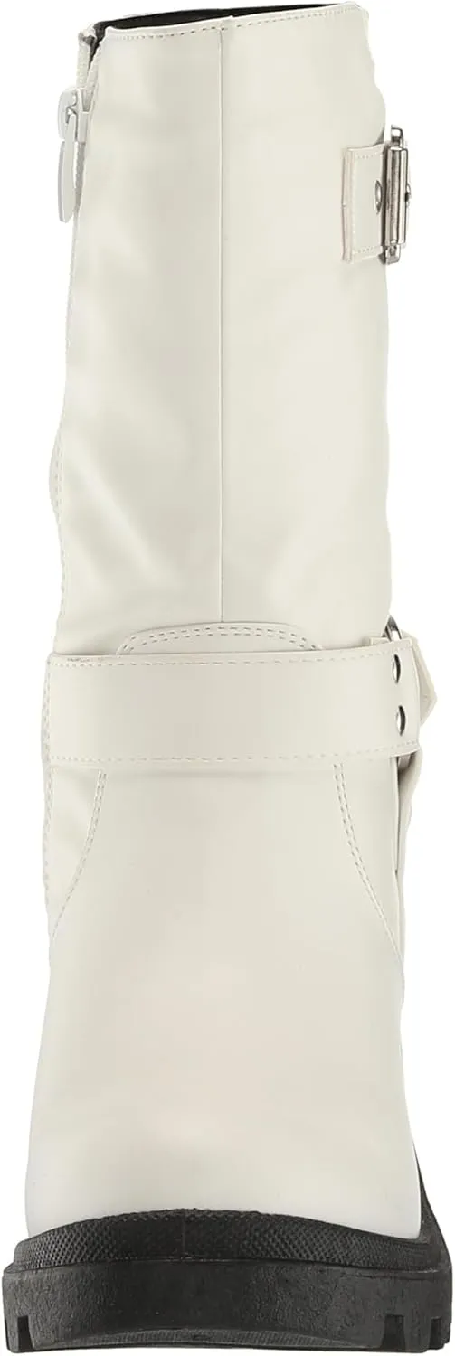 YOKI Women's Biker Mid Calf Boot